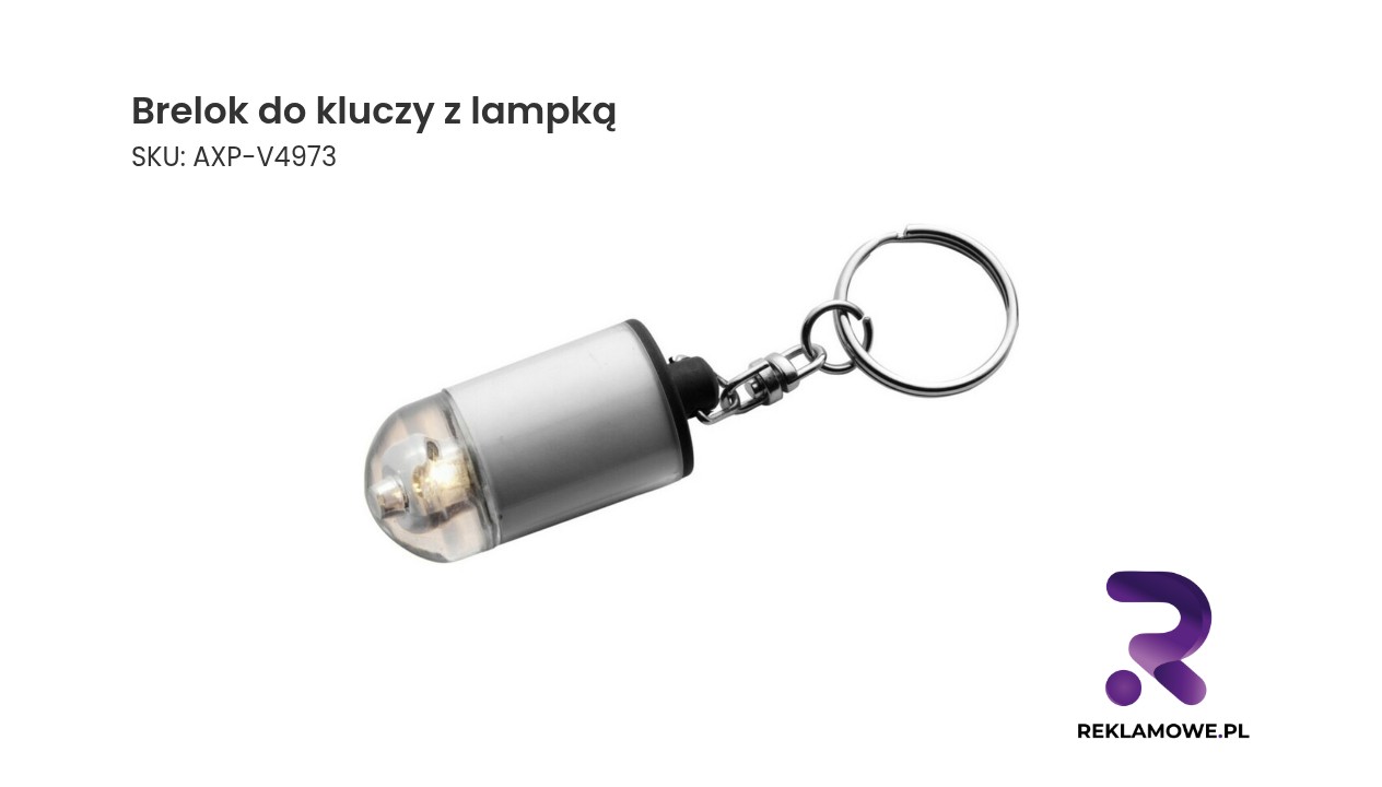 Brelok do kluczy z lampką