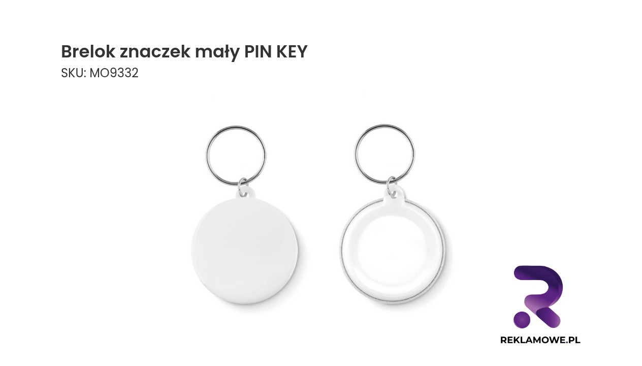 Mały brelok w kształcie znaczka