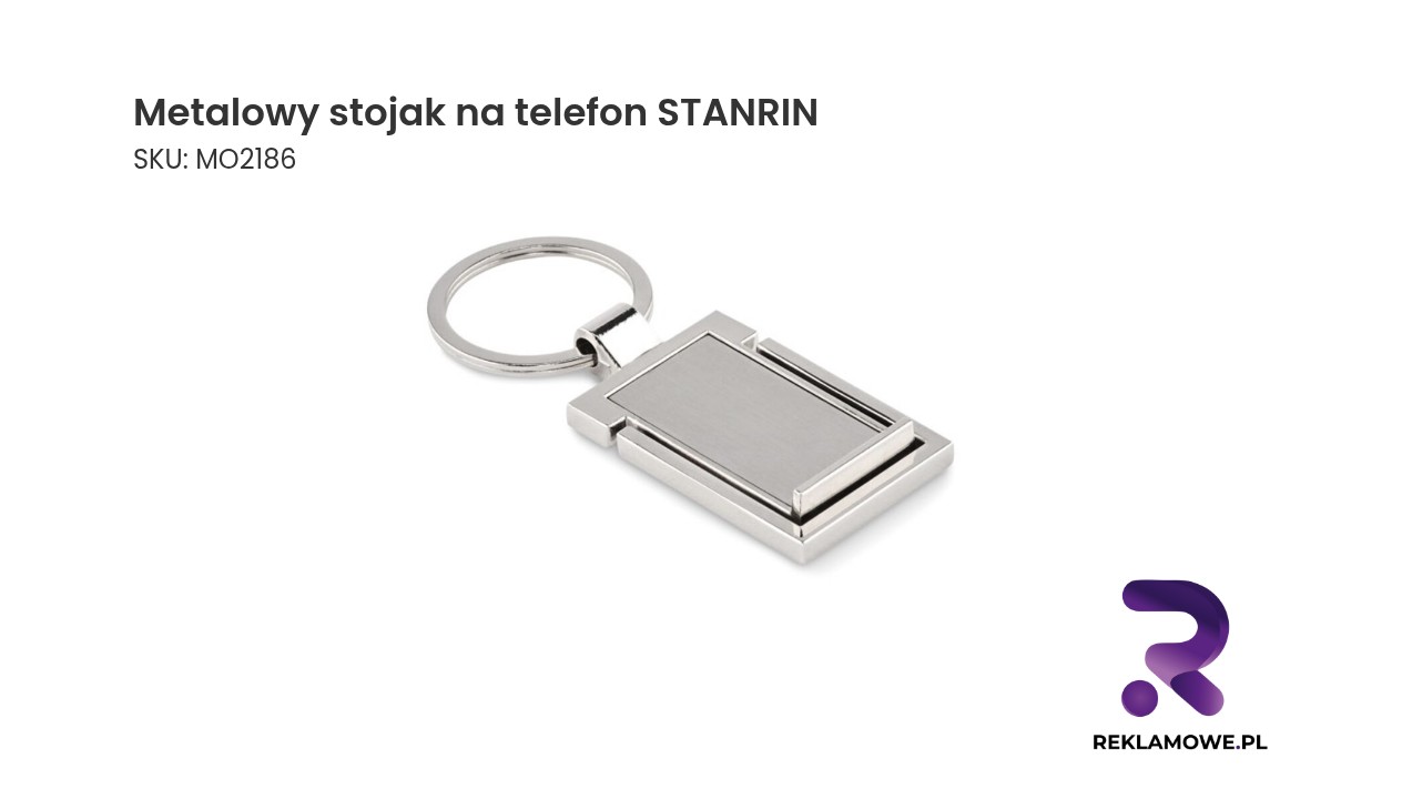 Metalowy stojak na telefon STANRIN Metalowy stojak na telefon marki STANRIN