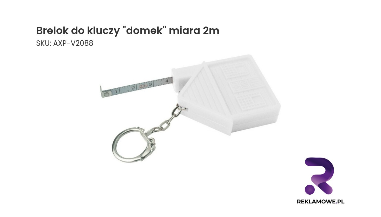 Brelok do kluczy domek