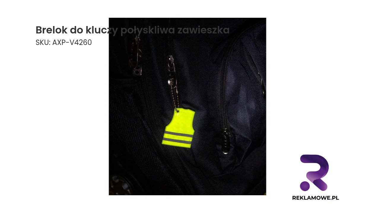 Brelok do kluczy połyskliwa zawieszka