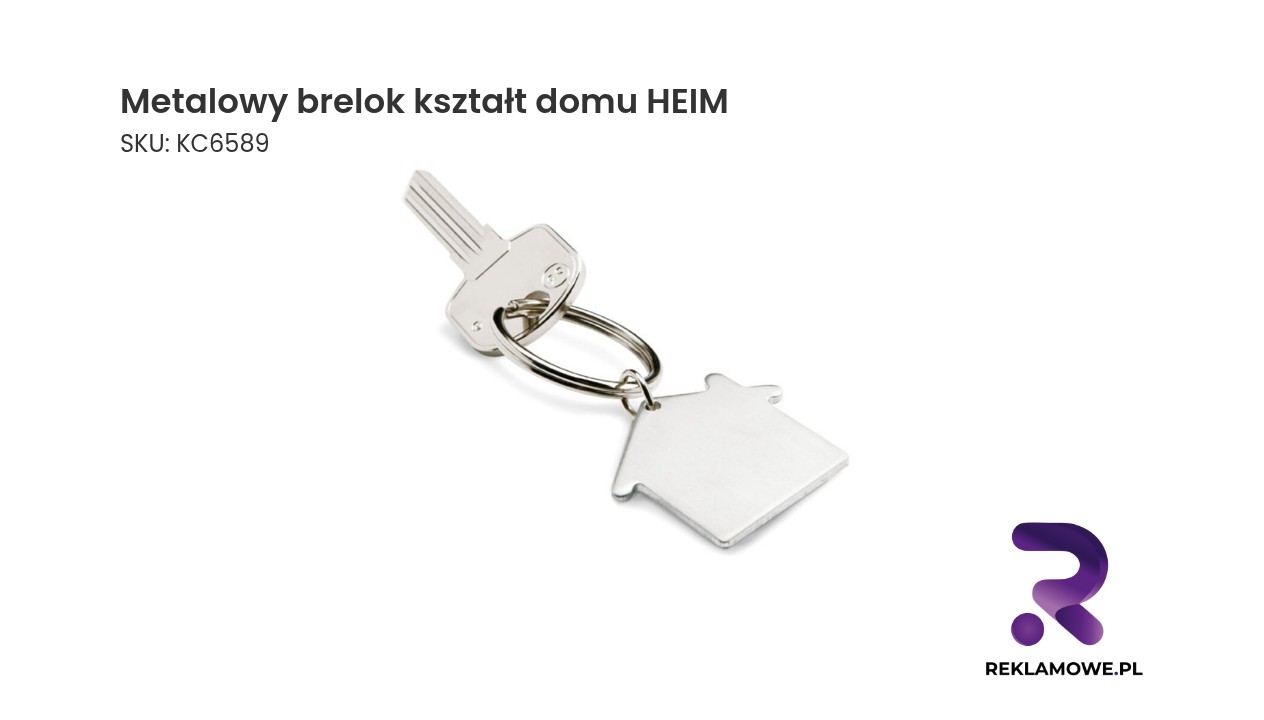 Metalowy brelok w kształcie domu marki HEIM