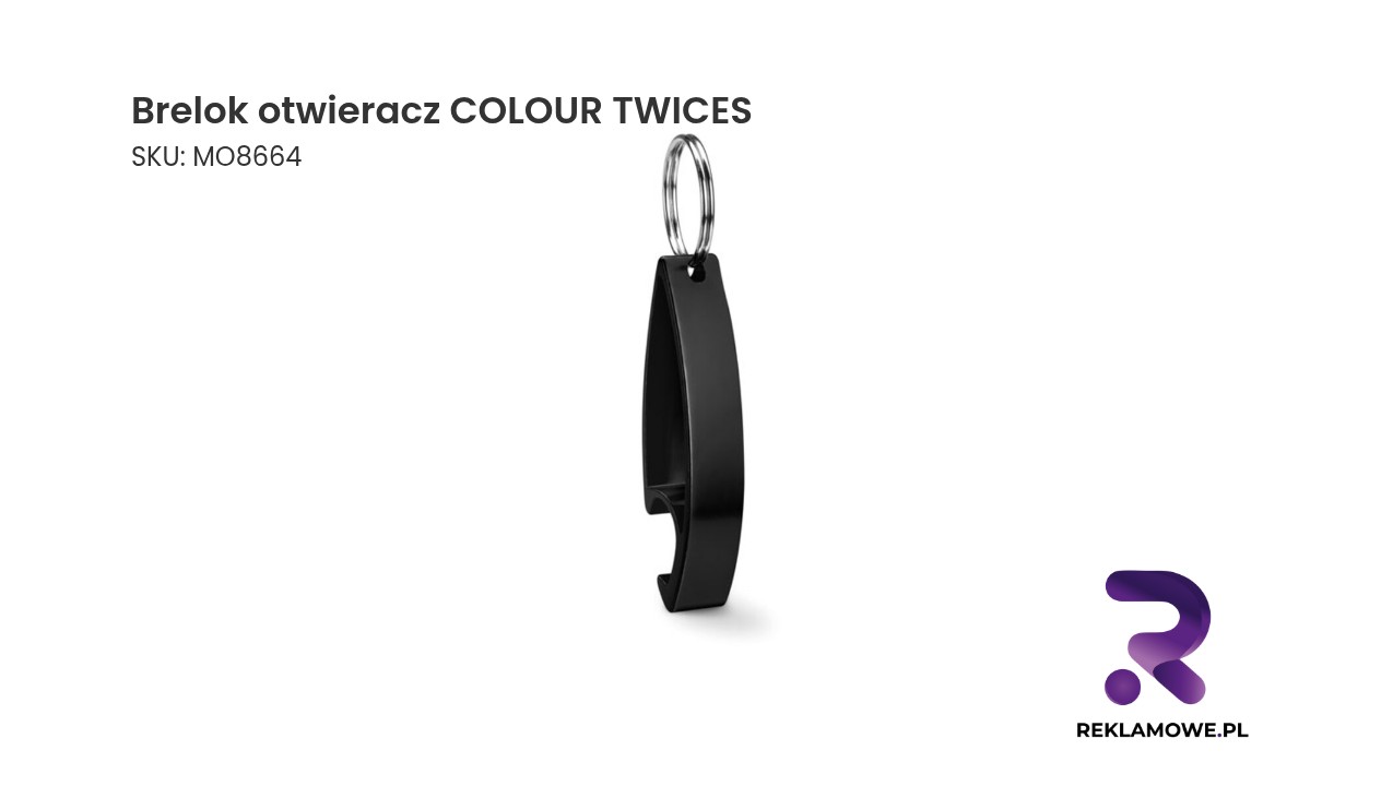 Brelok otwieracz w kolorach Colour Twices