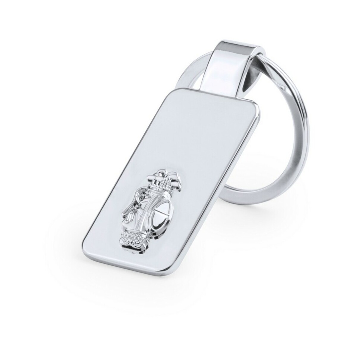 Prostokątny brelok do kluczy z motywem sportowym V8959-32A_AAA01