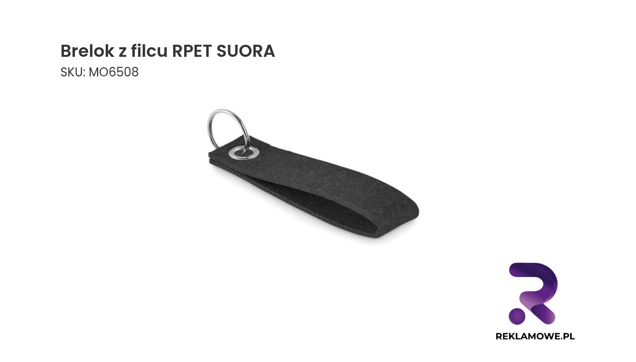 Brelok z filcu RPET SUORA ekologiczny