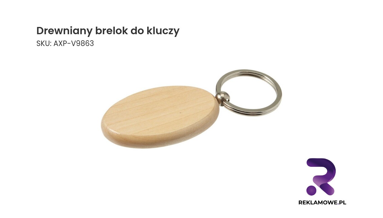 Drewniany brelok do kluczy – stylowy i trwały brelok z naturalnego drewna