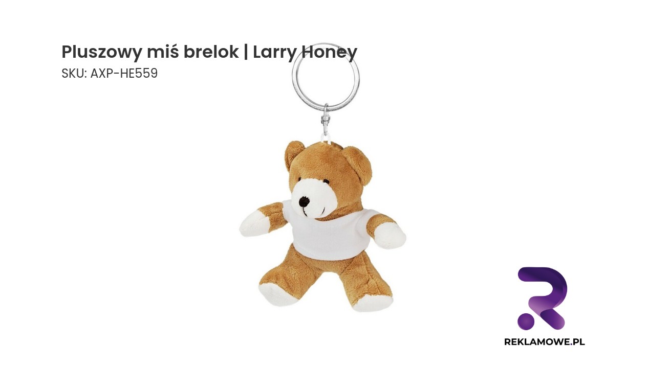 Pluszowy miś brelok Larry Honey