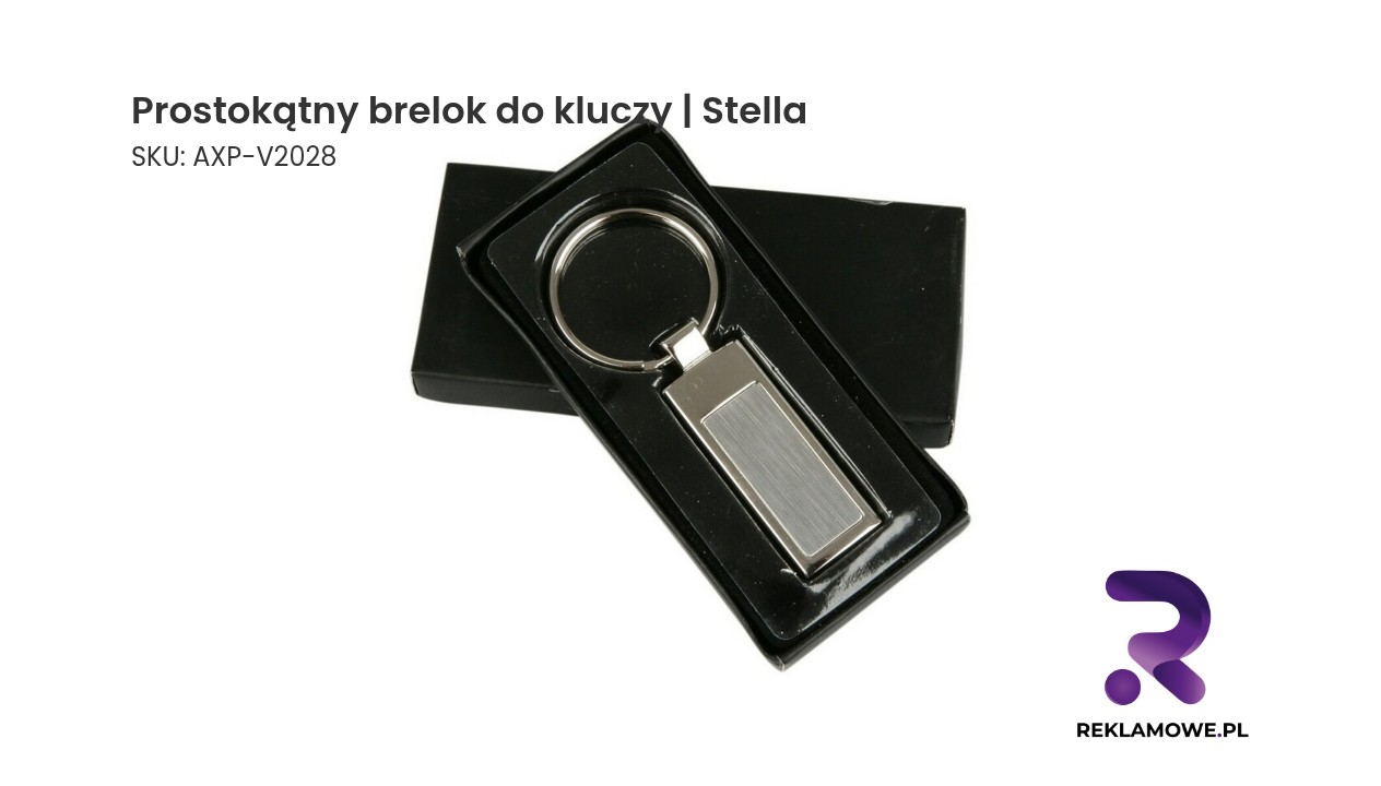 Prostokątny brelok do kluczy marki Stella